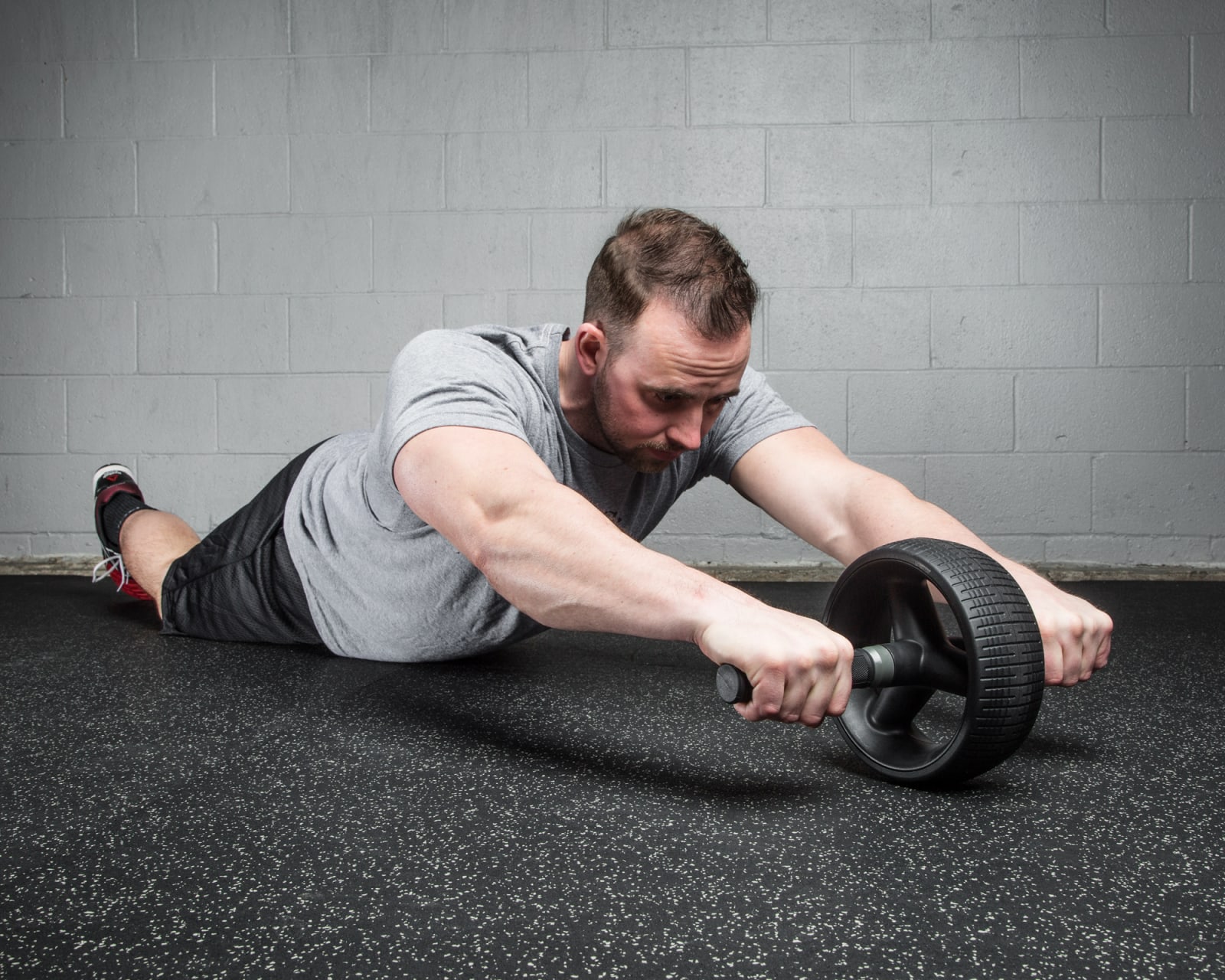 Black Ab Roller Wheel | Rogue Fitness UK